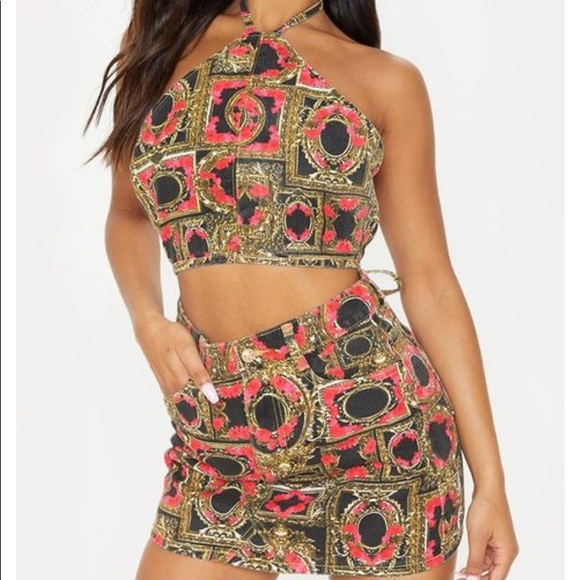 “A Rebel” Two Piece Denim Set